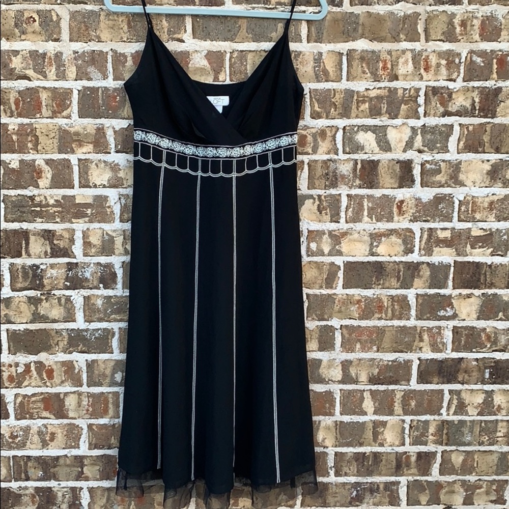 Loft black “after 5” dress